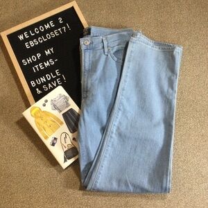 Citizens of Humanity High Rise Ankle Jean Cigarette Denim Size 30